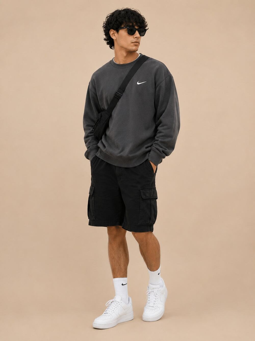 Nike Essential Fleece Crewneck Sweatshirt XXL Streetwear Athleisure